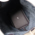 HERMES PHW Picotin PM Handbag Gray Clemence Leather Dark Grey Caban