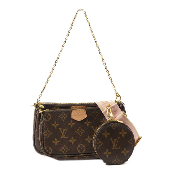 LOUIS VUITTON LV GHW Multipli-Cite 2 Way Bag M44840 Monogram Brown