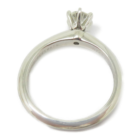 TIFFANY&CO 0.33ct Diamond Engagement Ring PT950 Platinum US#3.5