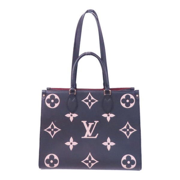 LOUIS VUITTON LV GHW On The Go 2 Way Bag M45495 Monogram Empreinte Black