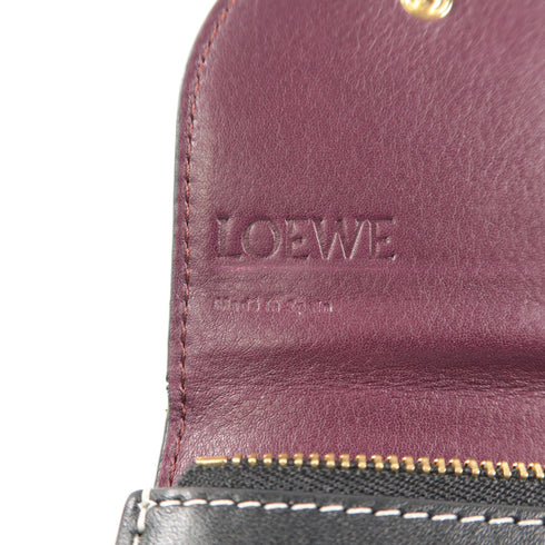 LOEWE GHW Gate Pochette Bag Shoulder Bag Calfskin Leather Black