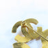 CHANEL CC Brooch Pin Metal Gold v1