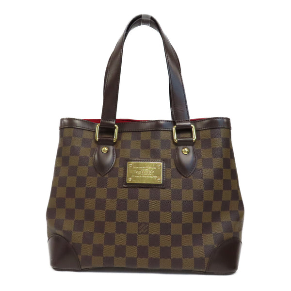 LOUIS VUITTON LV GHW Hampstead PM Tote Bag N51205 Damier Ebene Brown v1