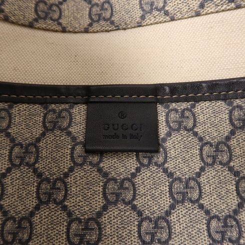 GUCCI GG Shoulder Bag 246411 Coated Canvas Blue/Brown