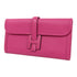 HERMES Jige Elan 29 Clutch Swift Leather Rose Pourpre