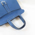 HERMES PHW Halzan 31 2 Way Shoulder Handbag Clemence Leather Blue