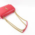SAINT LAURENT YSL GHW Chain Shoulder Bag 442906 Calfskin Leather Red