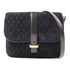 SAINT LAURENT YSL GHW Shoulder Bag Suede/Leather Black