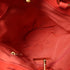 CHANEL CC GHW 2 Way Shoulder Bag Lambskin Leather Red