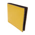 FENDI FF Short Wallet Small Wallet Calfskin Leather Yellow Black