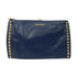 Miu Miu GHW Clutch Bag Pouch Calfskin Leather Blue