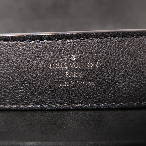 LOUIS VUITTON LV SHW Lockme Ever BB Shoulder Bag M53937 Calfskin Leather Black