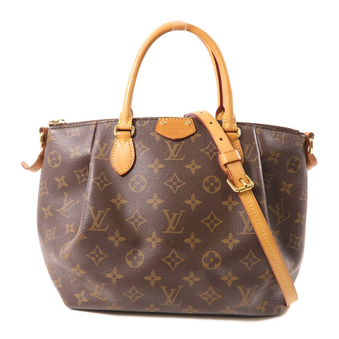 LOUIS VUITTON LV GHW Turenne PM 2 Way Shoulder Bag Handbag M48813 Monogram Brown