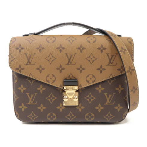 LOUIS VUITTON LV Pochette Metis 2 Way Shoulder Bag M44876 Monogram Reverse Brown
