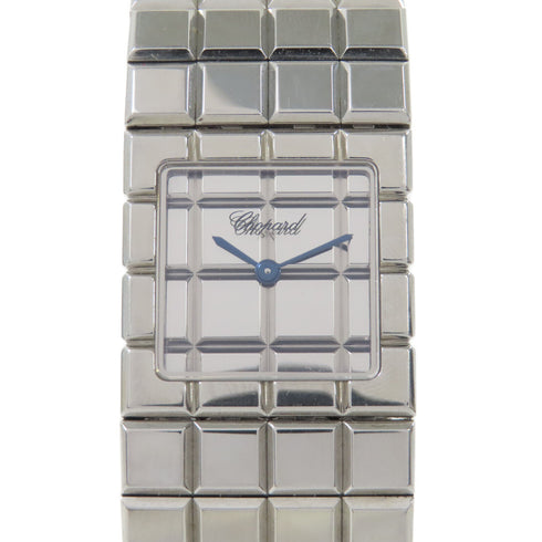 Chopard Ice Cube Quartz Watch 11/8898 Stainless Steel Silver