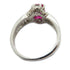 FINE JEWELRY 1.11ct Ruby 0.47ct Diamond Ring US#6.25 PT900 Platinum