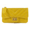 CHANEL CC GHW 2.55 Card Case Leather Yellow