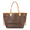 LOUIS VUITTON LV GHW Neverfull MM Shoulder Tote Bag M40156 Monogram Brown v1