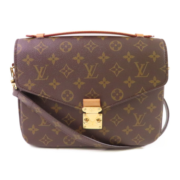 LOUIS VUITTON LV GHW Pochette Metis Handbag Shoulder Bag M44875 Monogram Brown