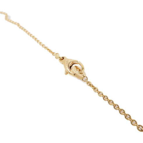 BVLGARI B-Zero1 Necklace 18K Yellow Gold Ceramic Gold/White