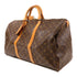 LOUIS VUITTON LV Keepall 50 Travel Boston Hand Bag M41426 Monogram Brown