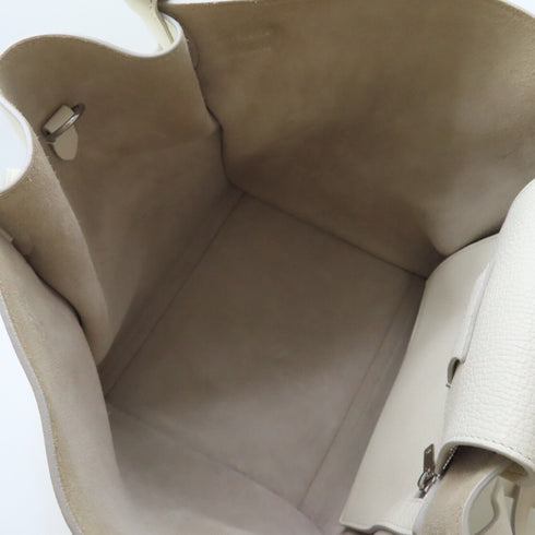 CELINE SHW 2 Way Shoulder Bag 183313A4U.01IC Calfskin Leather White