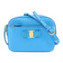 Salvatore Ferragamo GHW Shoulder Bag Crossbody Calfskin Leather Blue