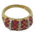 JEWELRY Ruby/Diamond Ring 18K Yellow Gold US#7