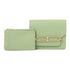 HERMES GHW Roulis Slim Wallet Evercolor Leather Vert Criquet Green