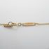 TIFFANY&CO T TWO Open Vertical Diamond Bar Pandent Necklace 18K Pink Gold 4.3g