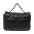 CHANEL Quilted CC GHW SHW C19 Small Chain Shoulder Bag AS1160 Calfskin Leather