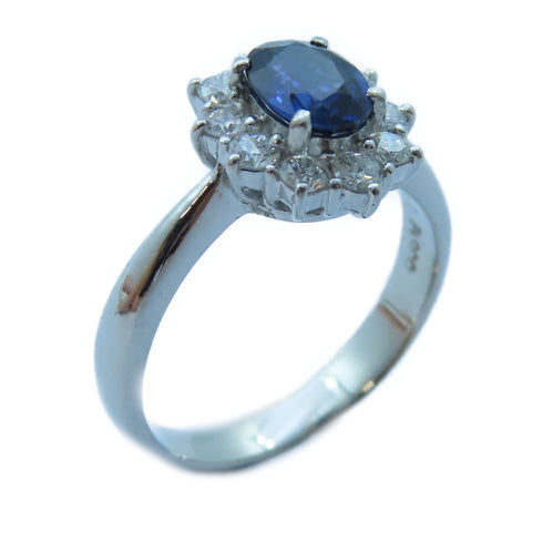 FINE JEWELRY 0.43ct/0.87ct Diamond Ring Platinum PT900 US#6.25