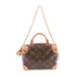 LOUIS VUITTON LV GHW Petite Malle Souple Hand Shoulder Bag M45531 Monogram