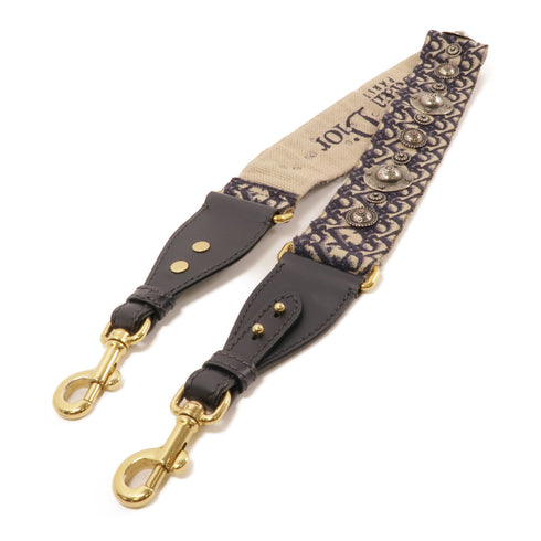 Christian Dior CD Shoulder Strap Canvas Blue