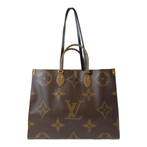 LOUIS VUITTON LV GHW On The Go Shoulder Tote Bag M45320 Monogram Giant Brown