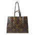 LOUIS VUITTON LV GHW On The Go Shoulder Tote Bag M45320 Monogram Giant Brown