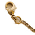 CHANEL CC Necklace Accessories Metal PVC Gold Transparent v1