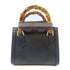 GUCCI GG GHW Diana Mini Tote Bag 2 Way Shoulder Handbag 702732 Calfskin Black