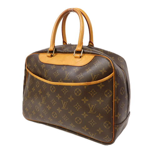 LOUIS VUITTON LV GHW Deauville Hand Bag M47270 Monogram Brown v4