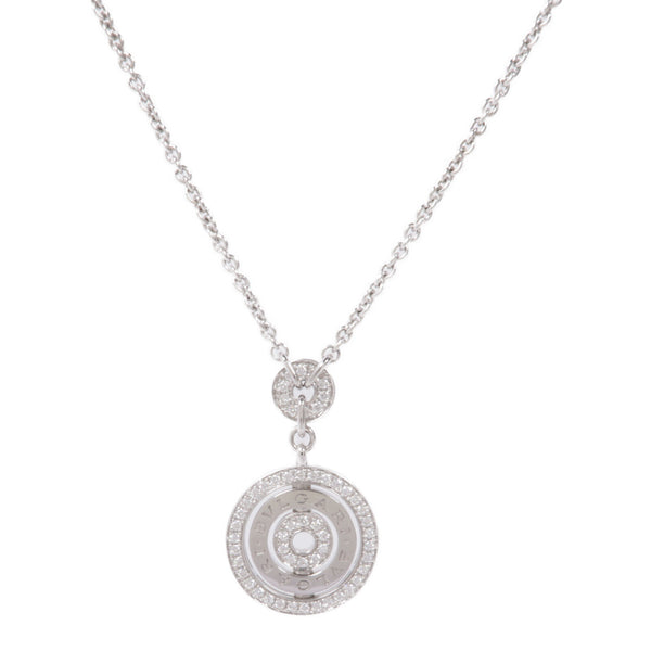 BVLGARI Concentrica Diamond Necklace 18K White Gold