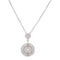 BVLGARI Concentrica Diamond Necklace 18K White Gold