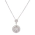 BVLGARI Concentrica Diamond Necklace 18K White Gold