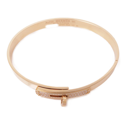 HERMES Kelly Bracelet 18K Rose Gold