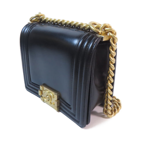 CHANEL CC GHW Chain Shoulder Bag Calfskin Black
