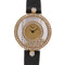 Chopard Happy Diamonds 4057 Quartz Watch 18K Yellow Gold Leather Belt
