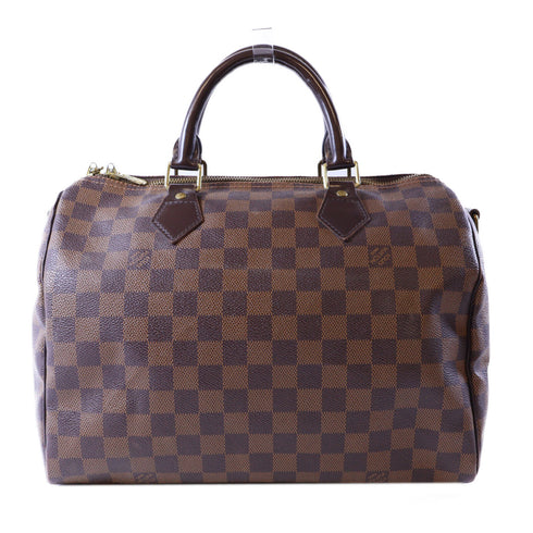 LOUIS VUITTON LV GHW Speedy 30 Handbag N41183 Damier Brown