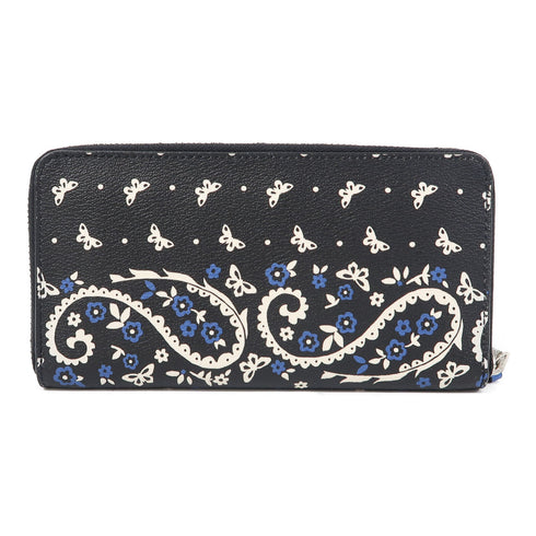 COACH SHW Long Wallet Coated Canvas Black