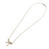 TIFFANY&CO Bow Necklace 18K Pink Gold