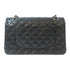 CHANEL Quilted CC SHW Classic Shoulder Handbag A01112 Lambskin Leather Black