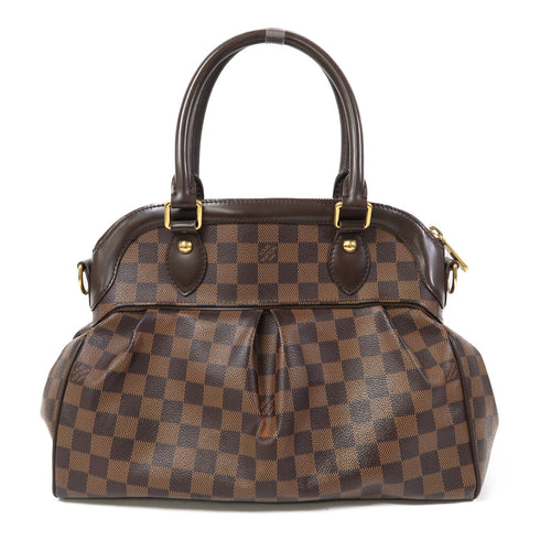 LOUIS VUITTON LV GHW Trevi PM 2 Way Shoulder Bag Handbag N51997 Damier Brown
